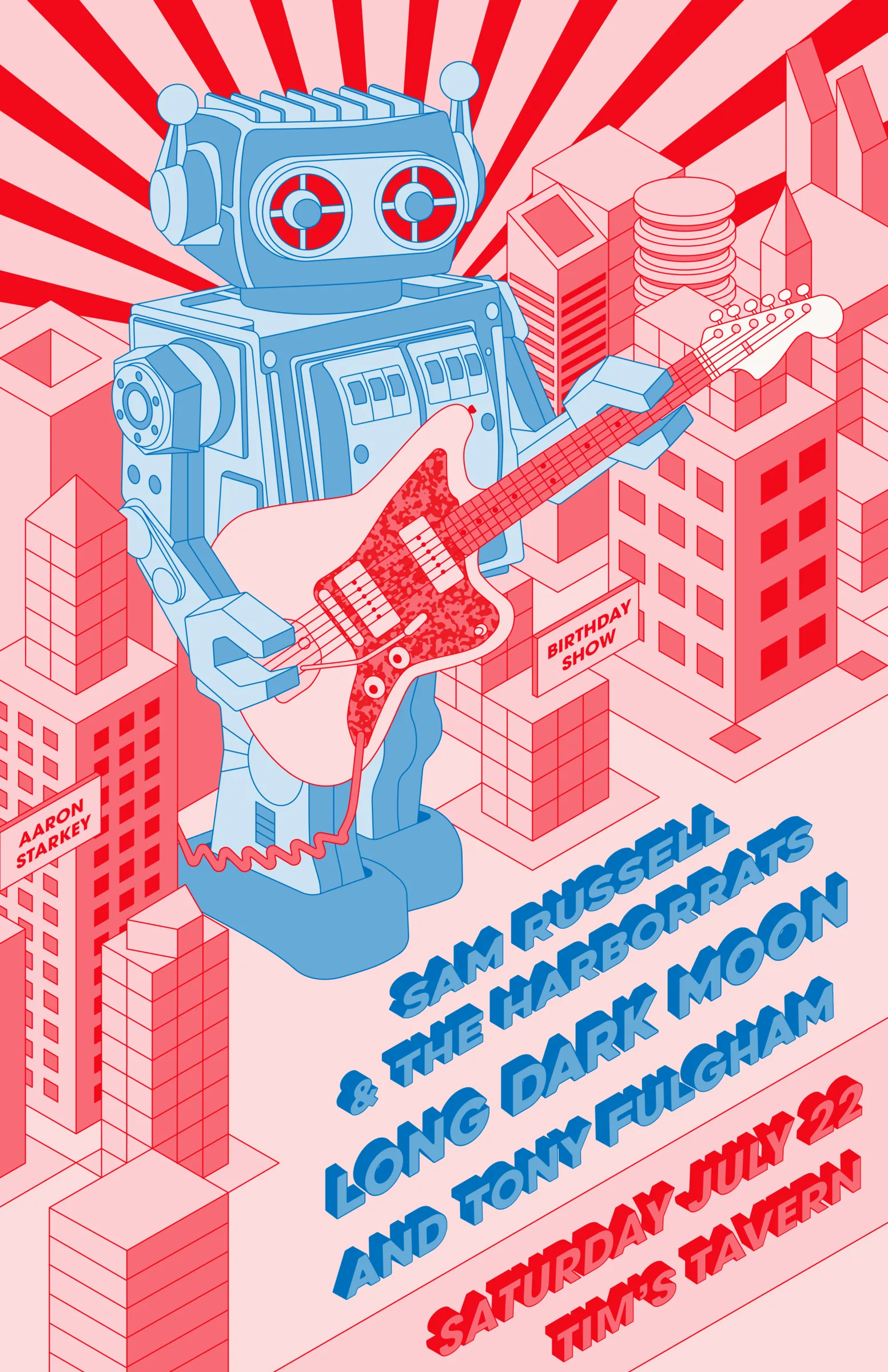 Tim’s show poster