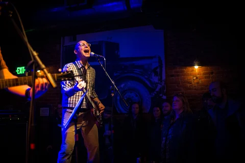 Uncle Tupelo vs. The Jayhawks MusiCares benefit at Tractor Tavern, January 30, 2014, photograph 21.