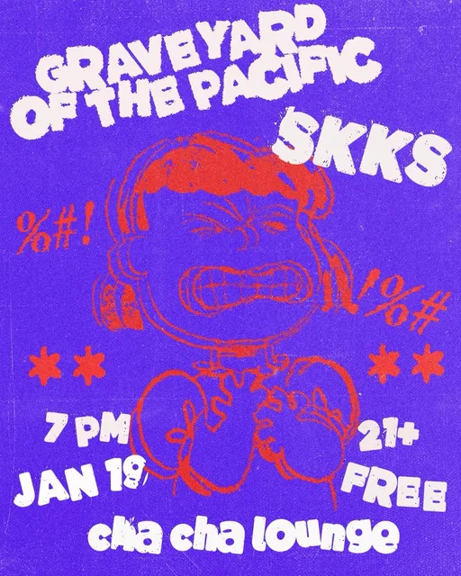 Surprise. Last minute show tonight playing guitar with @graveyardofthepacific at @chachalounge !!!