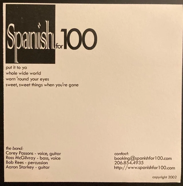 Back of The Dog EP · 2002