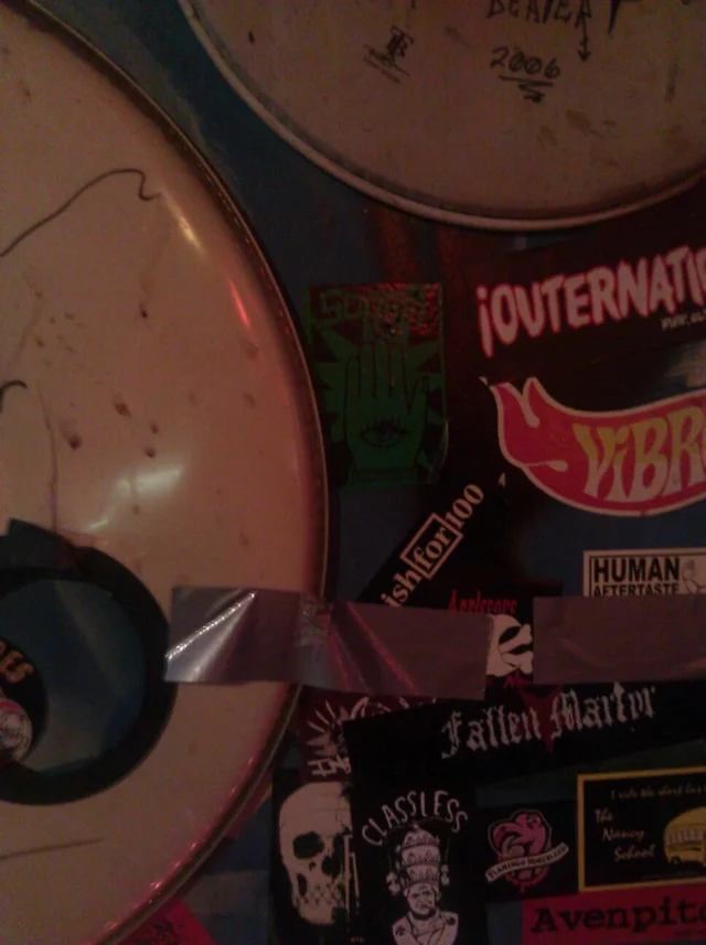 Melody Inn. The sticker abides.